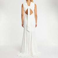 Ceremonial long dress - Blanc cassé