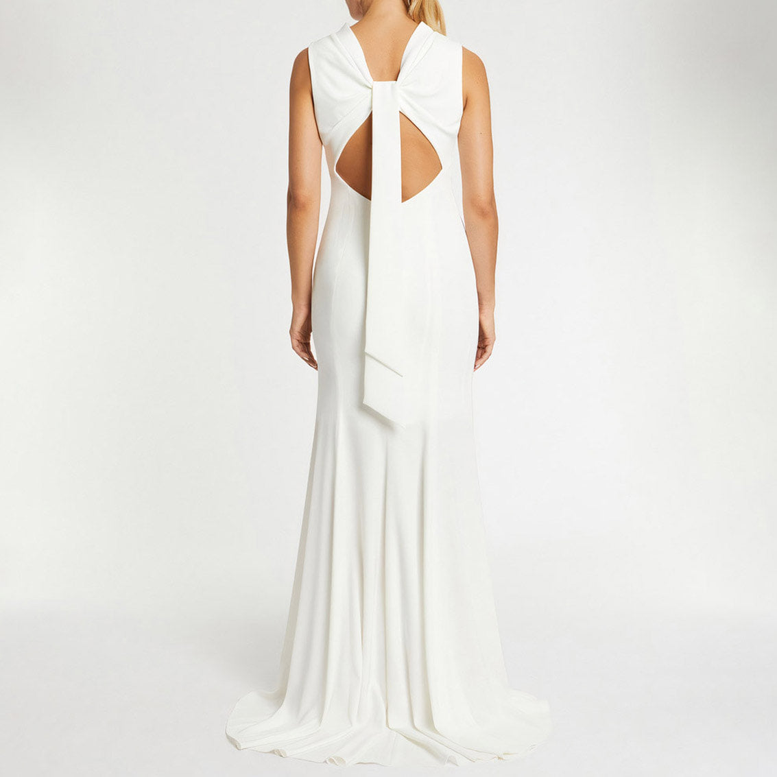 Ceremonial long dress - Blanc cassé