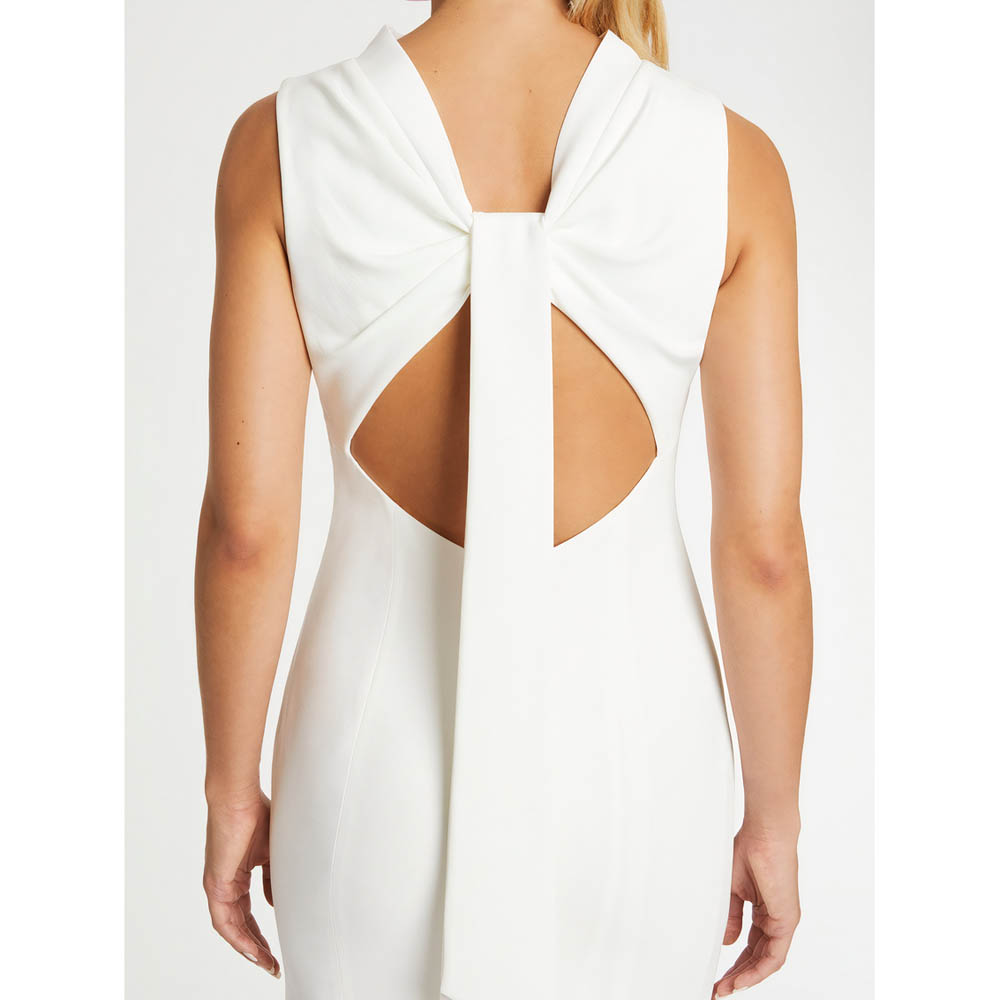 Ceremonial long dress - Blanc cassé