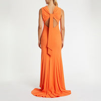 Ceremonial maxi dress - Orange
