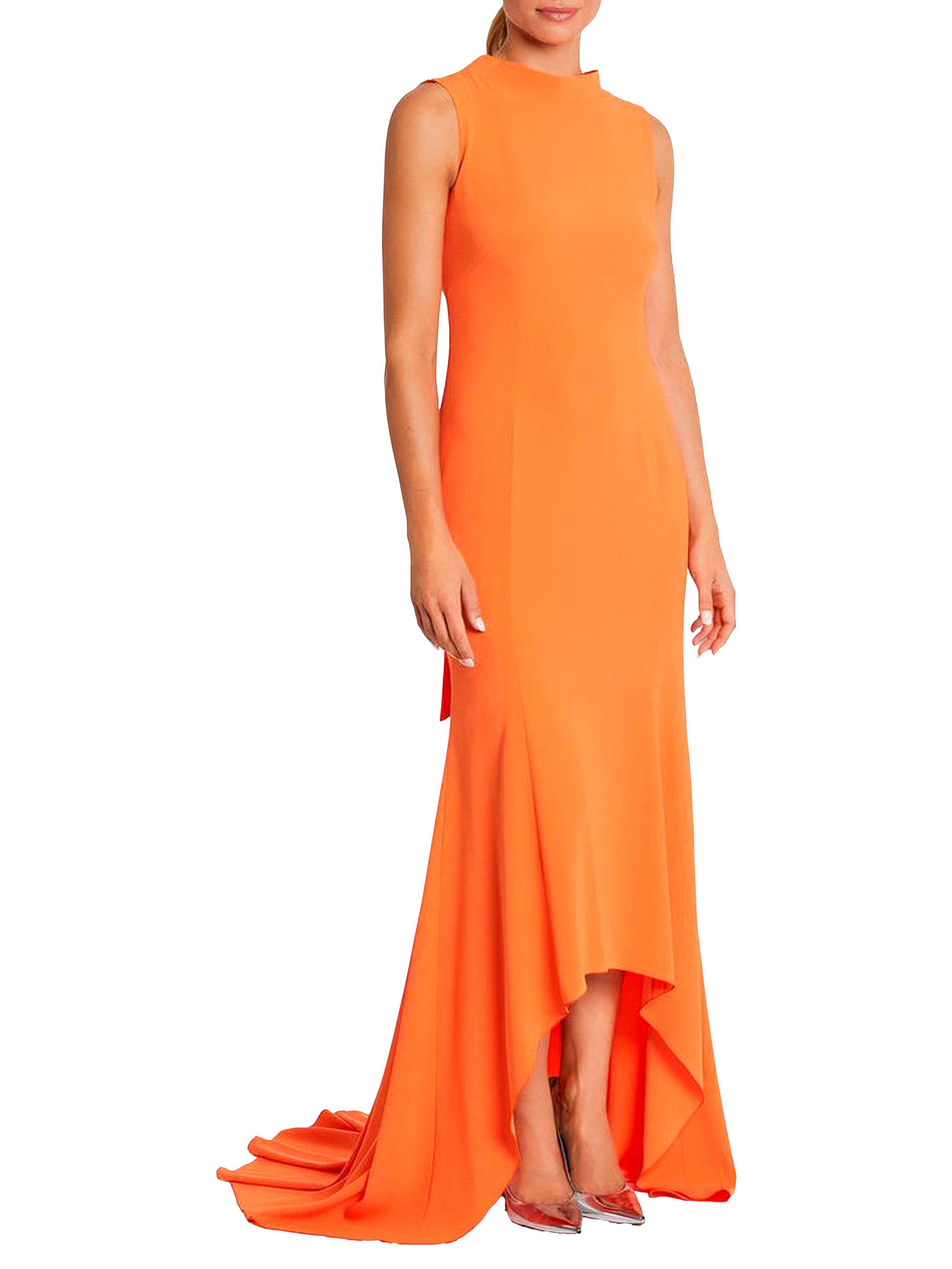 Ceremonial maxi dress - Orange