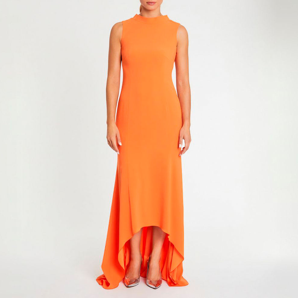 Ceremonial maxi dress - Orange
