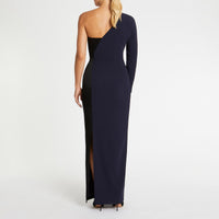 MARINE / NOIR ROBE LONGUE