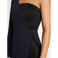 MARINE / NOIR ROBE LONGUE