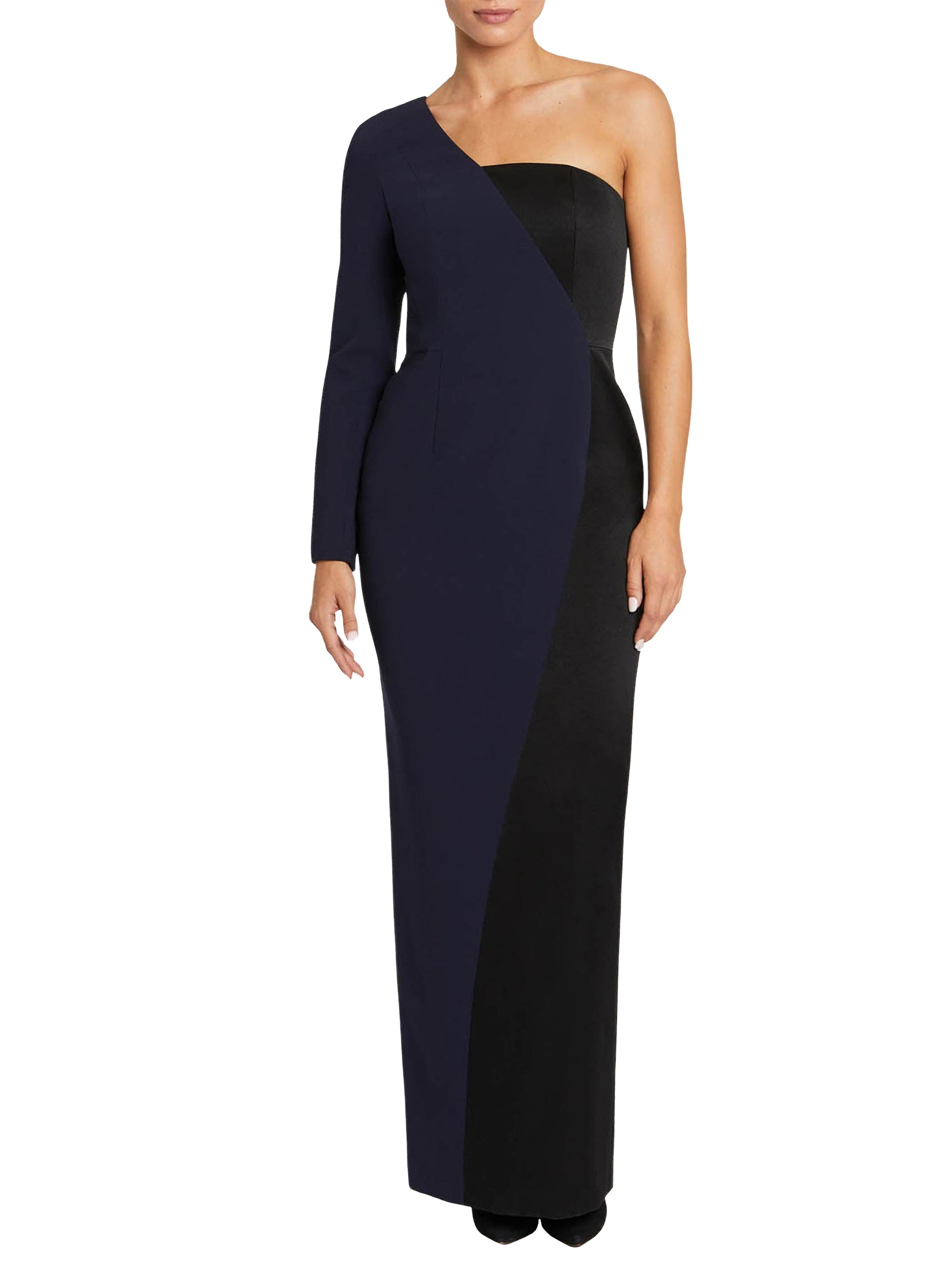 MARINE / NOIR ROBE LONGUE