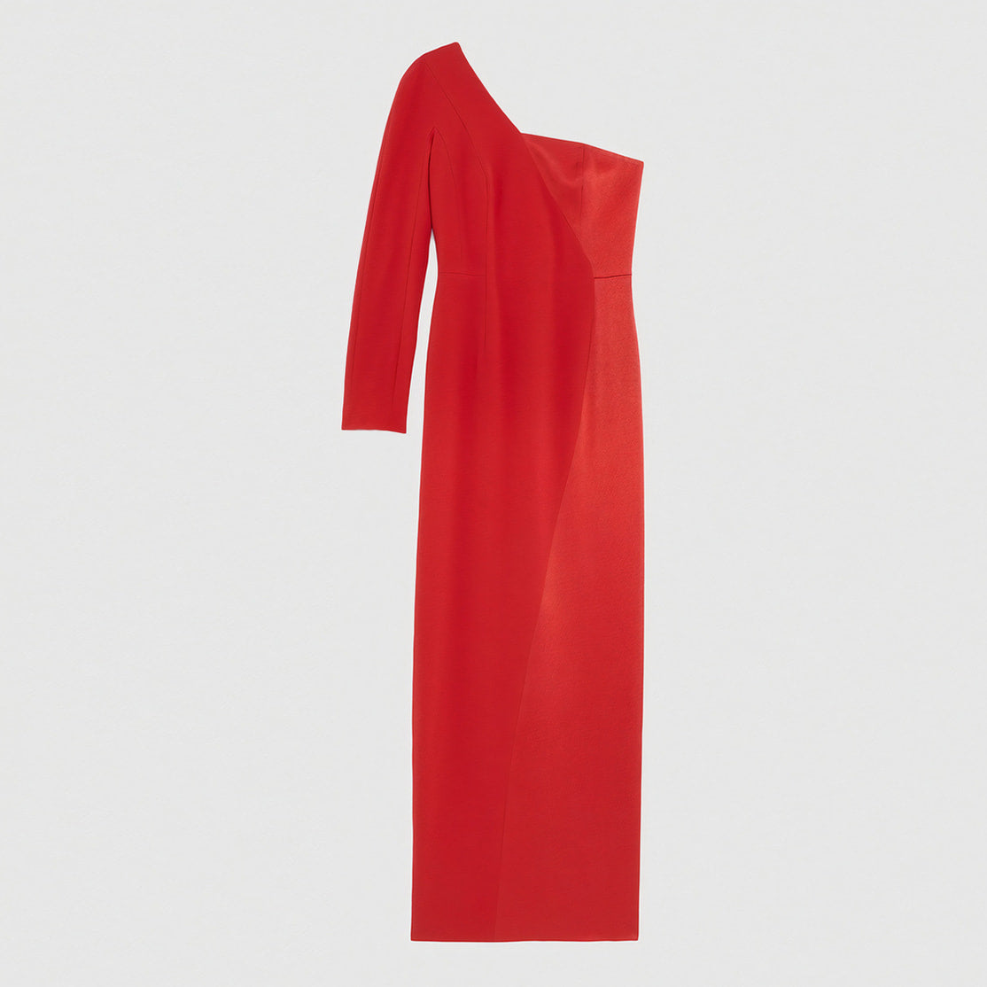 Long dress, long sleeves - Red