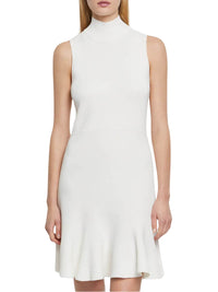 BLANC CASSE ROBE MAILLE