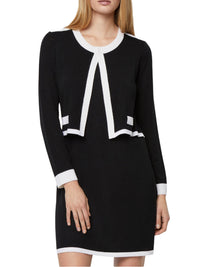 NOIR / BLANC CASSE ROBE