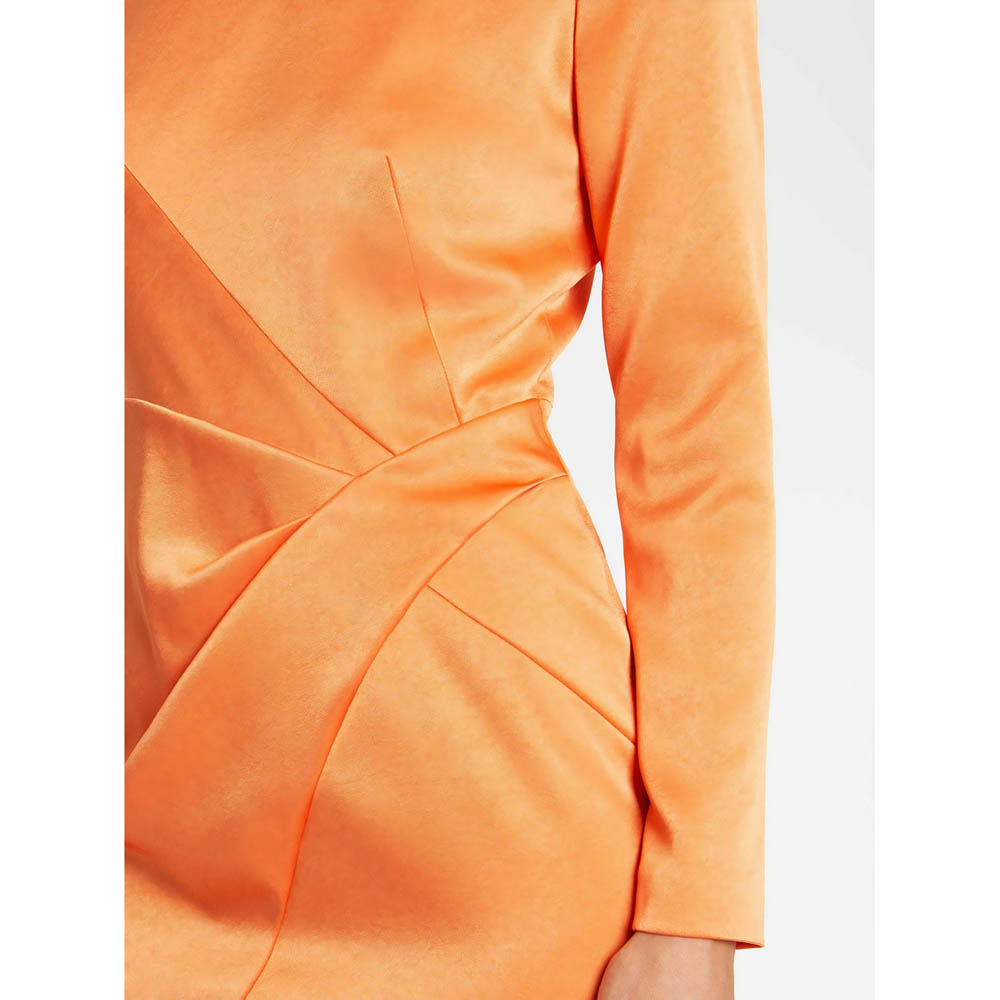 Robe à manches longues - Orange
