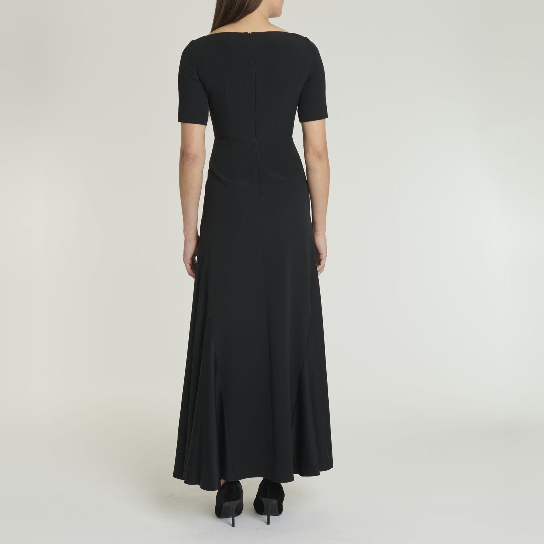 NOIR ROBE LONGUE MC