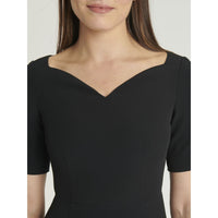 NOIR ROBE LONGUE MC