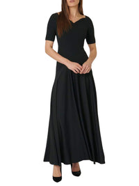 NOIR ROBE LONGUE MC