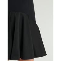Short dress with short sleeves - Black
