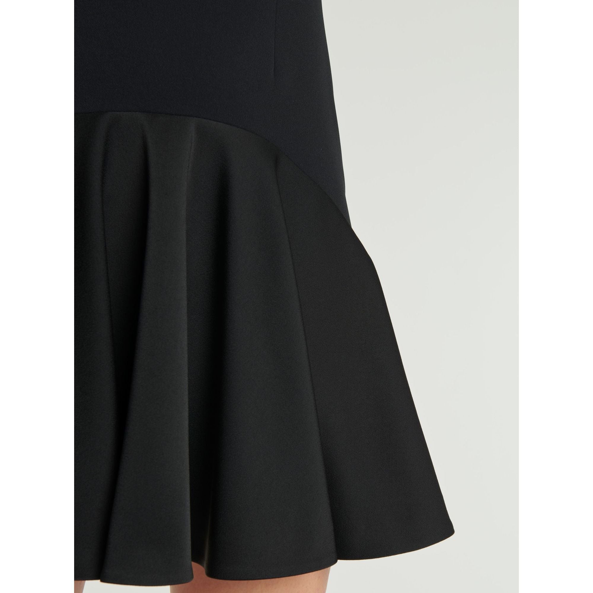 Short dress with short sleeves - Black
