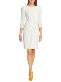 BLANC CASSE ROBE DRAPEE ML