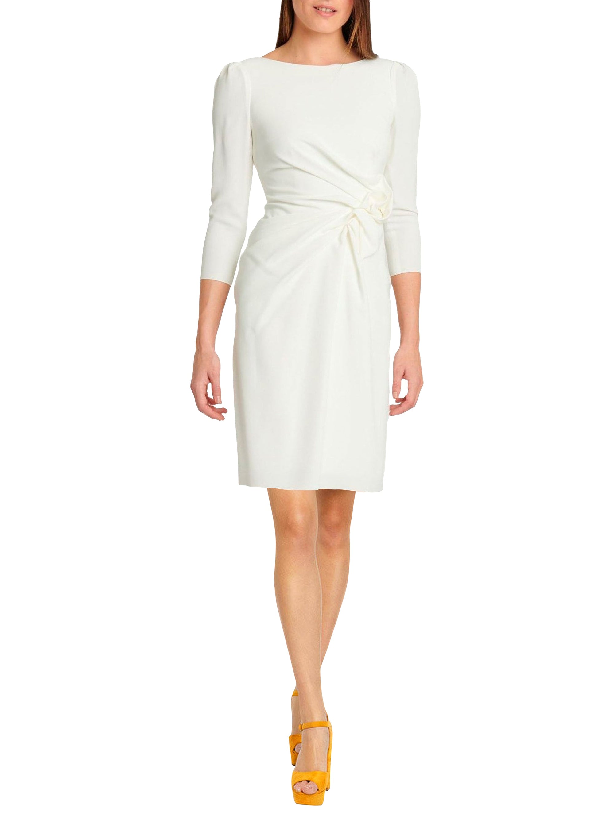 BLANC CASSE ROBE DRAPEE ML
