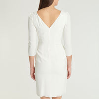 BLANC CASSE ROBE DRAPEE ML