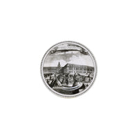 Set de 4 Assiettes mignardises Endroits Remarquables - Noir