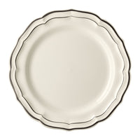 Set de 4 Assiettes plates extra Filet - Manganese