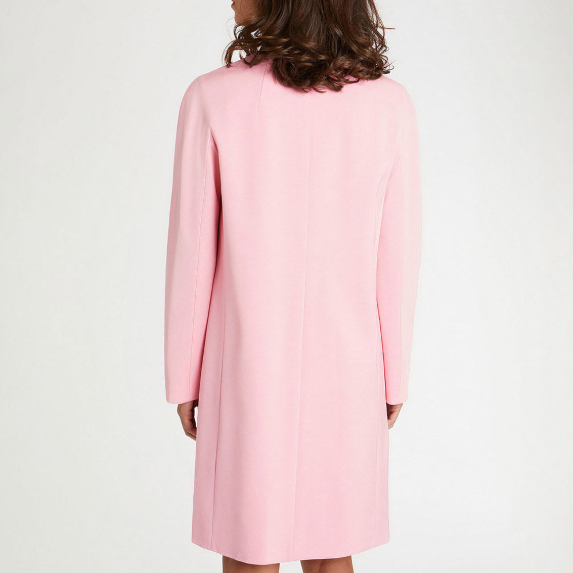 Mid-season straight coat - Pink