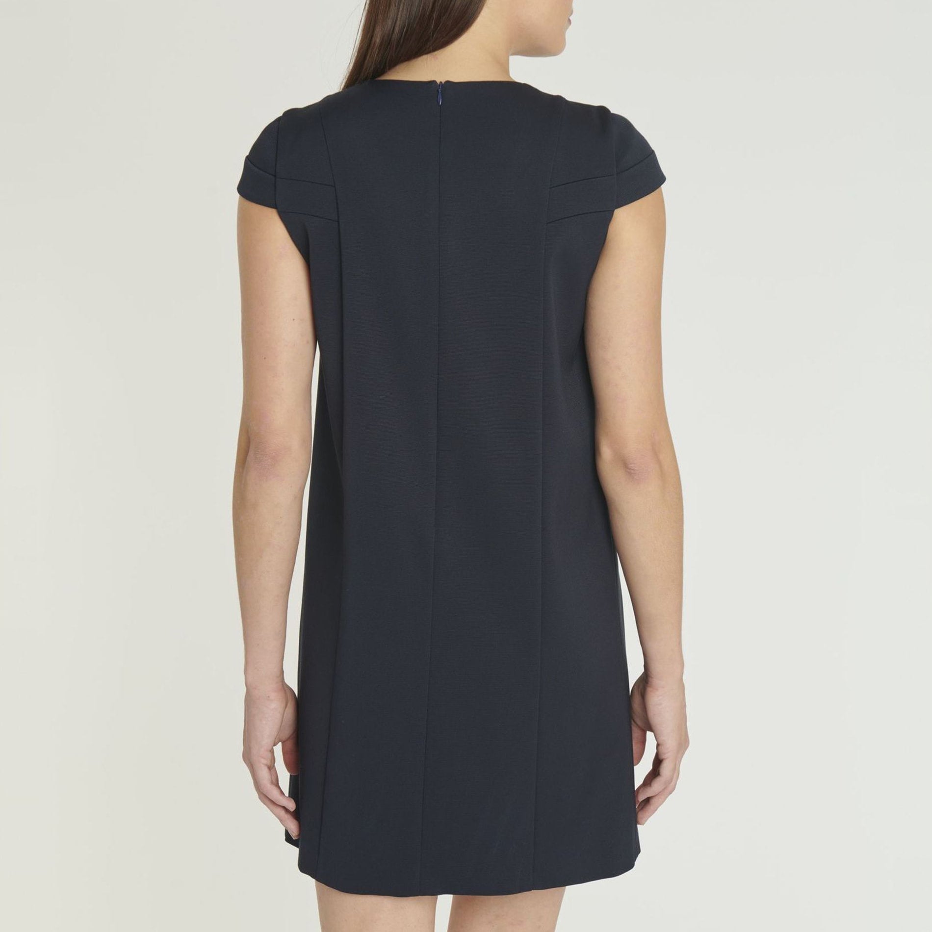 Short-sleeved dress - Indigo