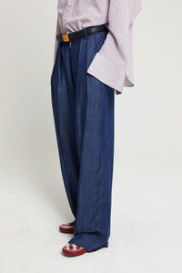 Pantalon Iza taille haute - Navy