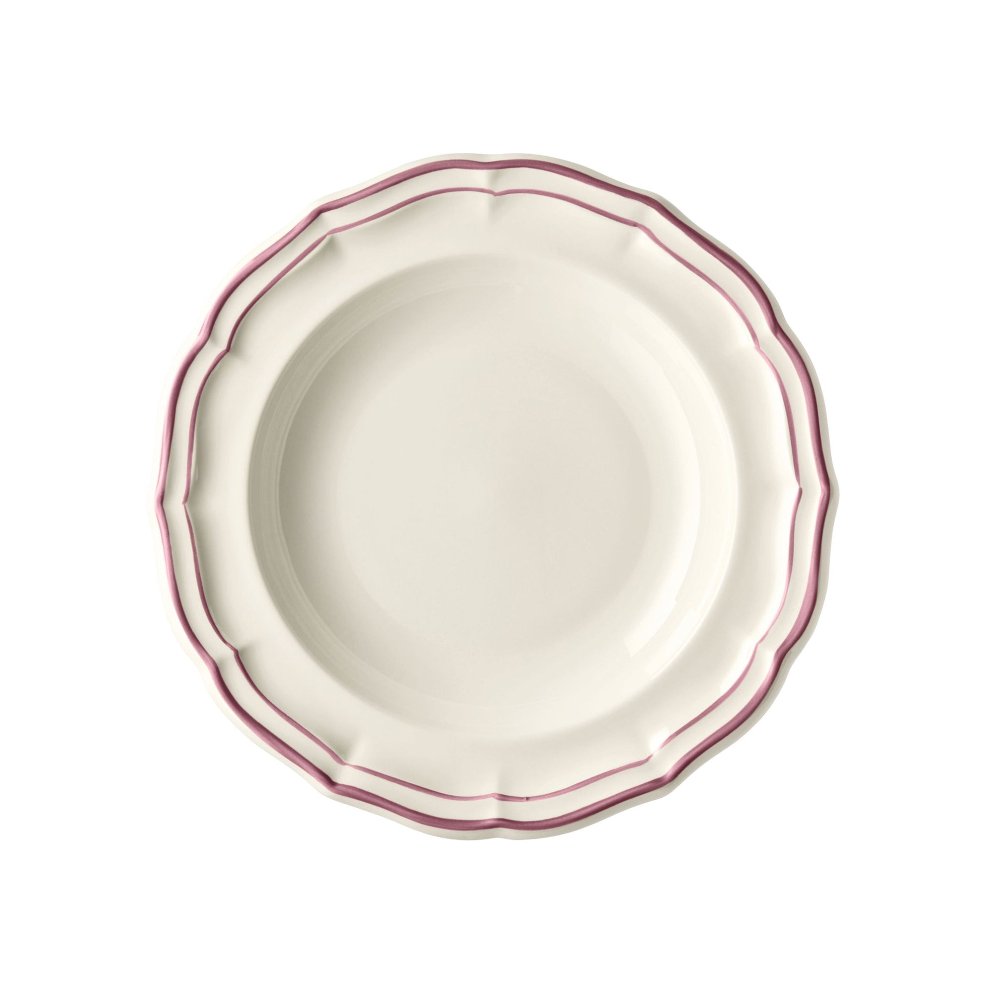 Set de 4 Assiettes creuses Filet - Pivoine
