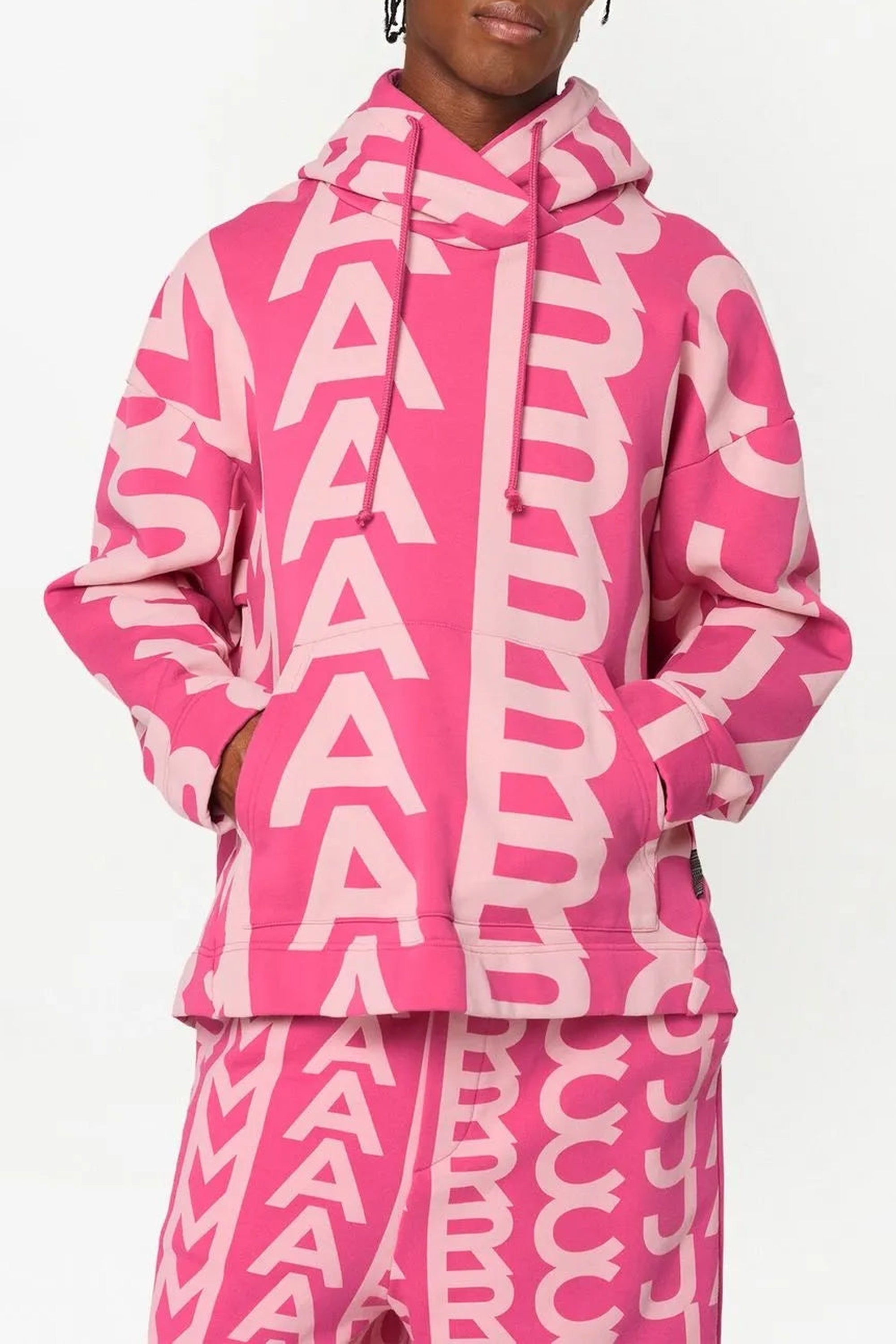 Monogram hoodie - Light Pink & Pink