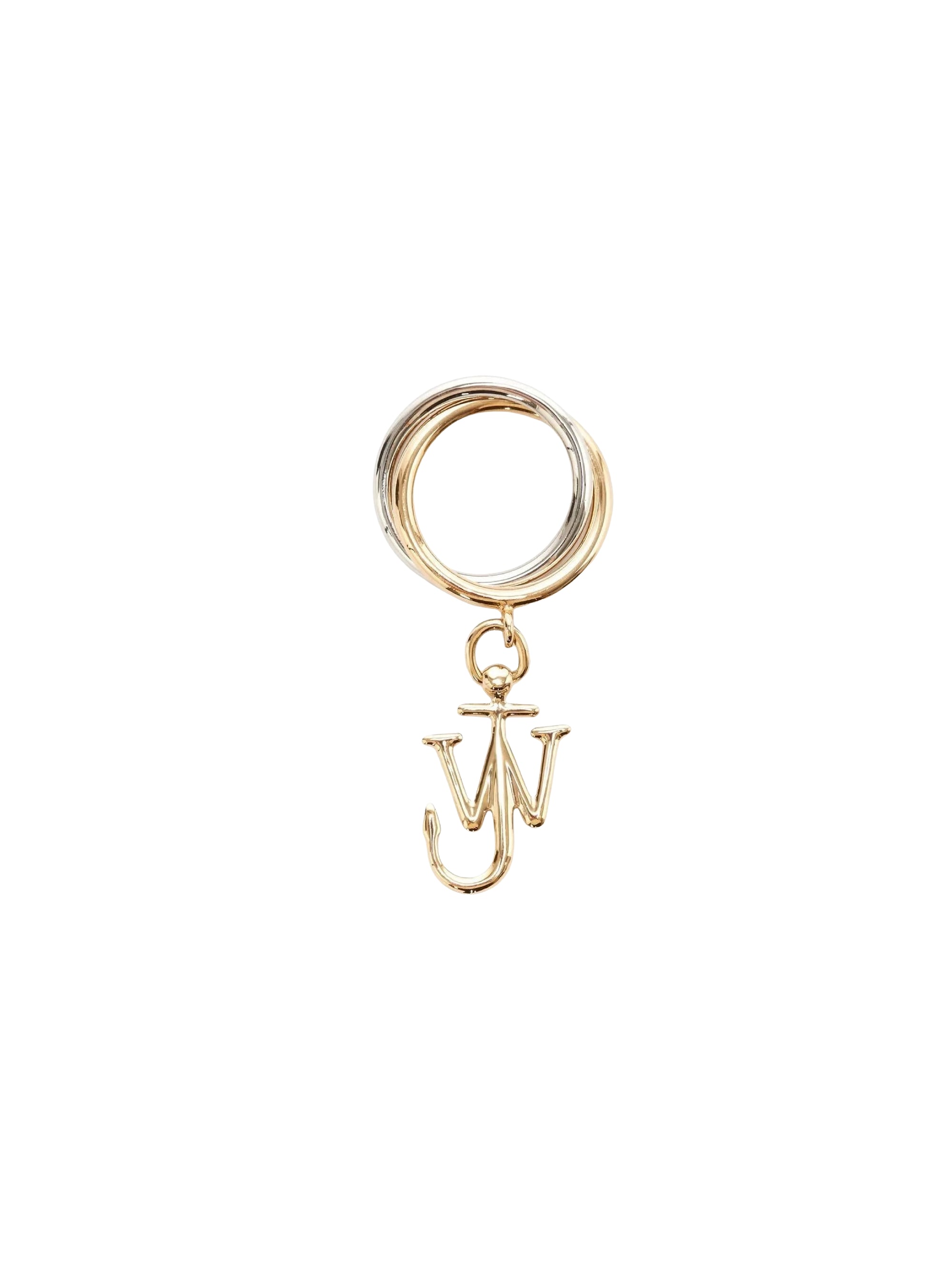 Double anchor ring - Gold & Silver Tone