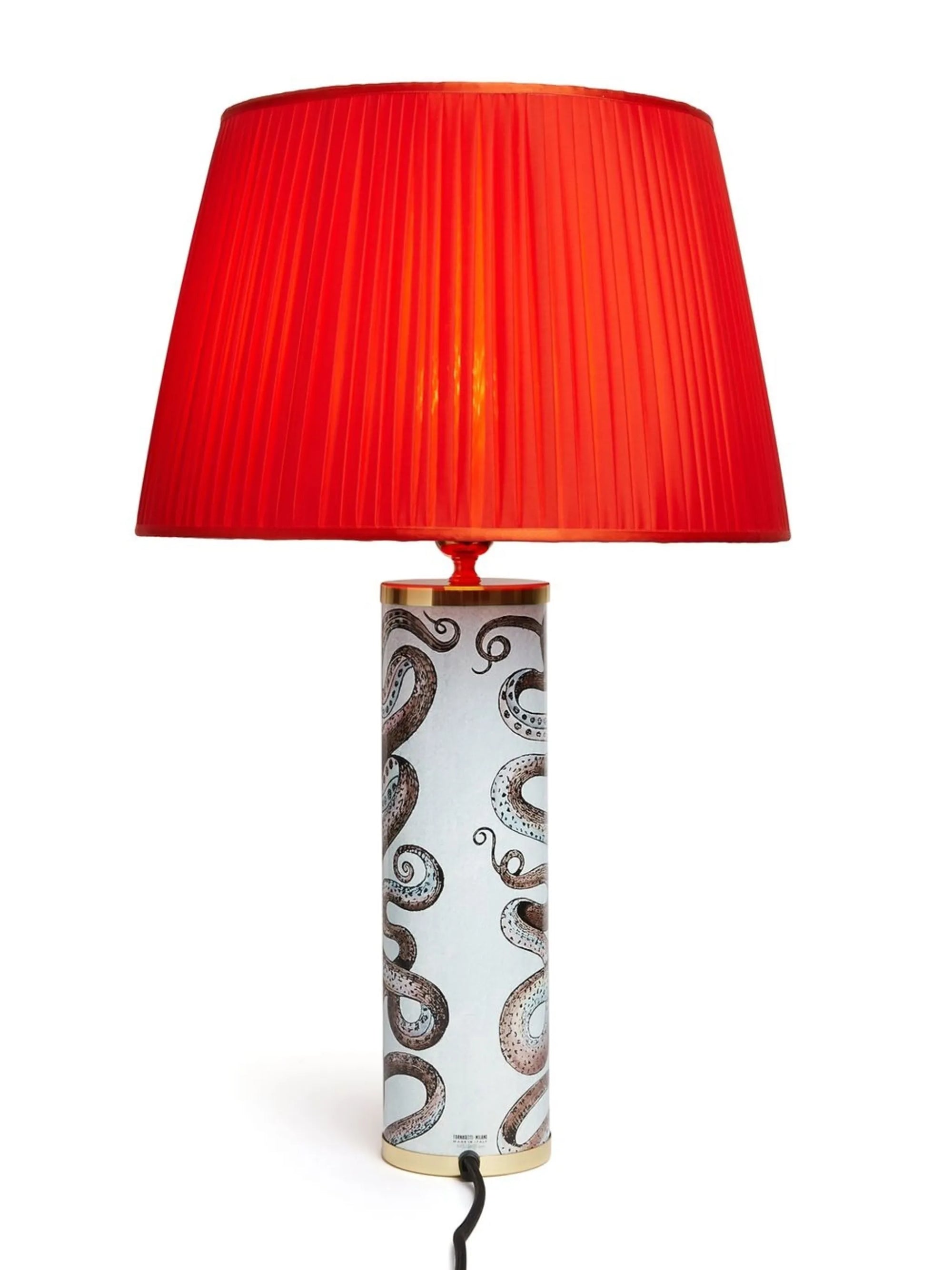 Cone-shaped pleated shade - Red