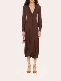 Robe Afa - Dark Brown