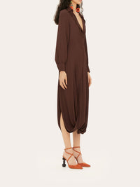 Robe Afa - Dark Brown