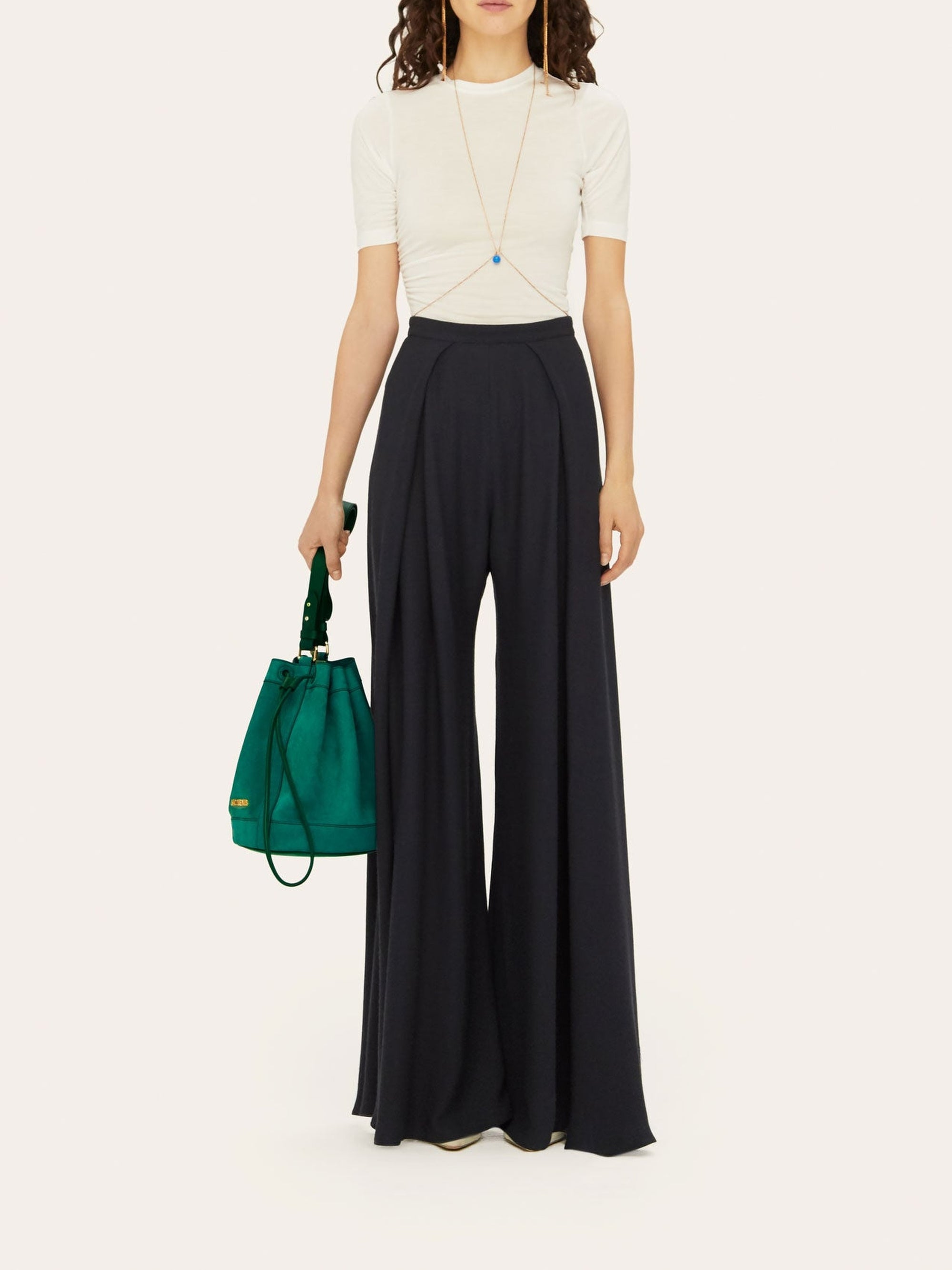 Pantalon large No - Dark Navy
