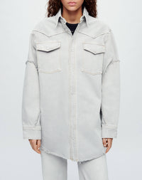 Oversized shirt - Greyish
