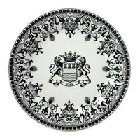 Set de 4 Assiettes plates extra Les Dépareillées Crown - Vert