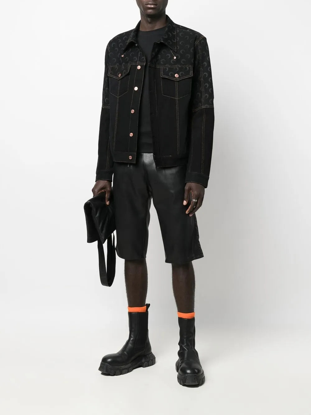 PRIX MARQUE : 350€_All Over Moon Black Veste - All Over Moon Black