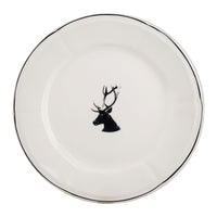 Set de 4 Assiettes plates extra Chambord - Noir