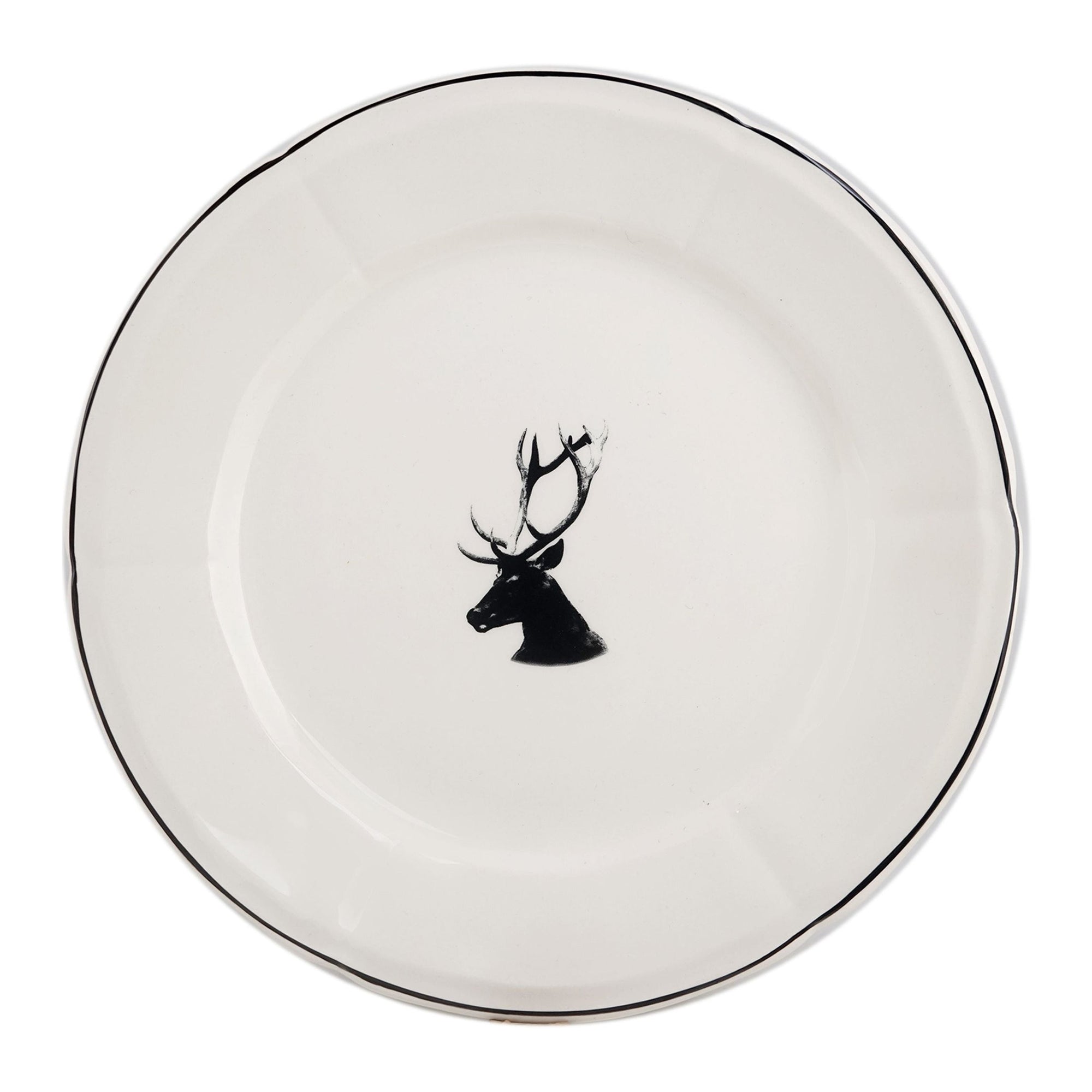 Set de 4 Assiettes plates extra Chambord - Noir