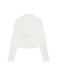 Chemise Ourika froncée - Off White