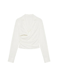 Chemise Ourika froncée - Off White