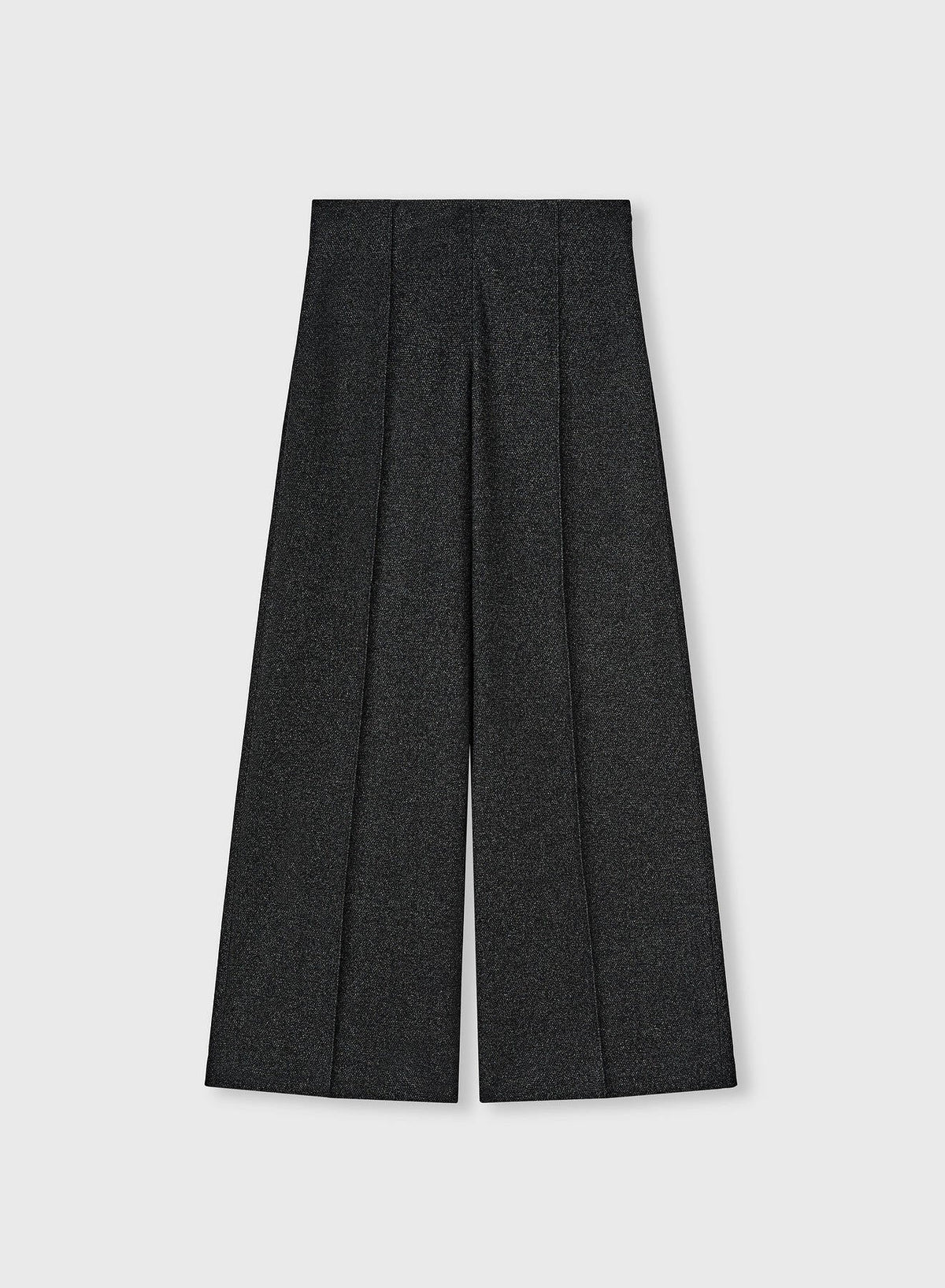 BLACK HEAVY JERSEY RELAXED PANTS