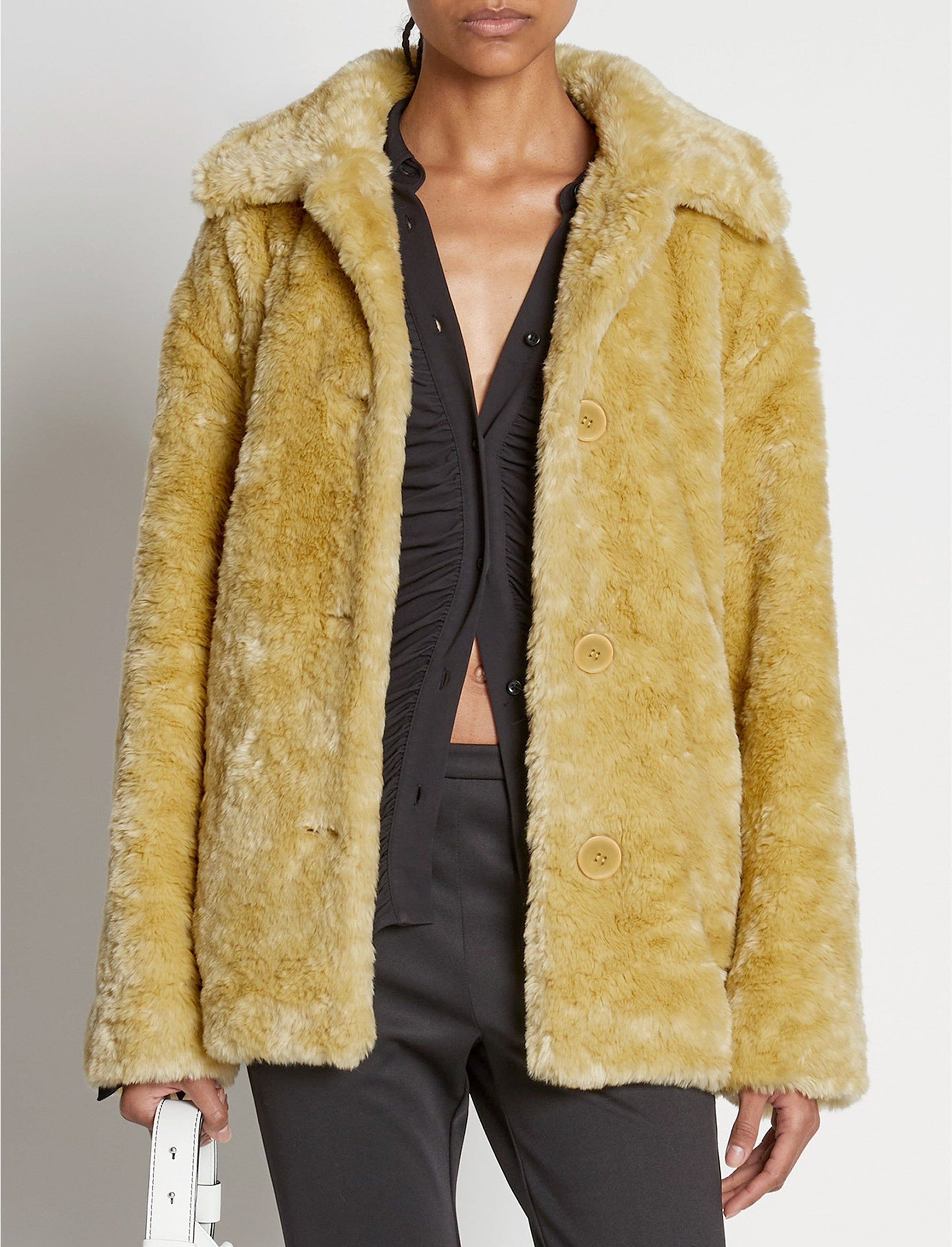 Veste en fausses fourrure - Sand