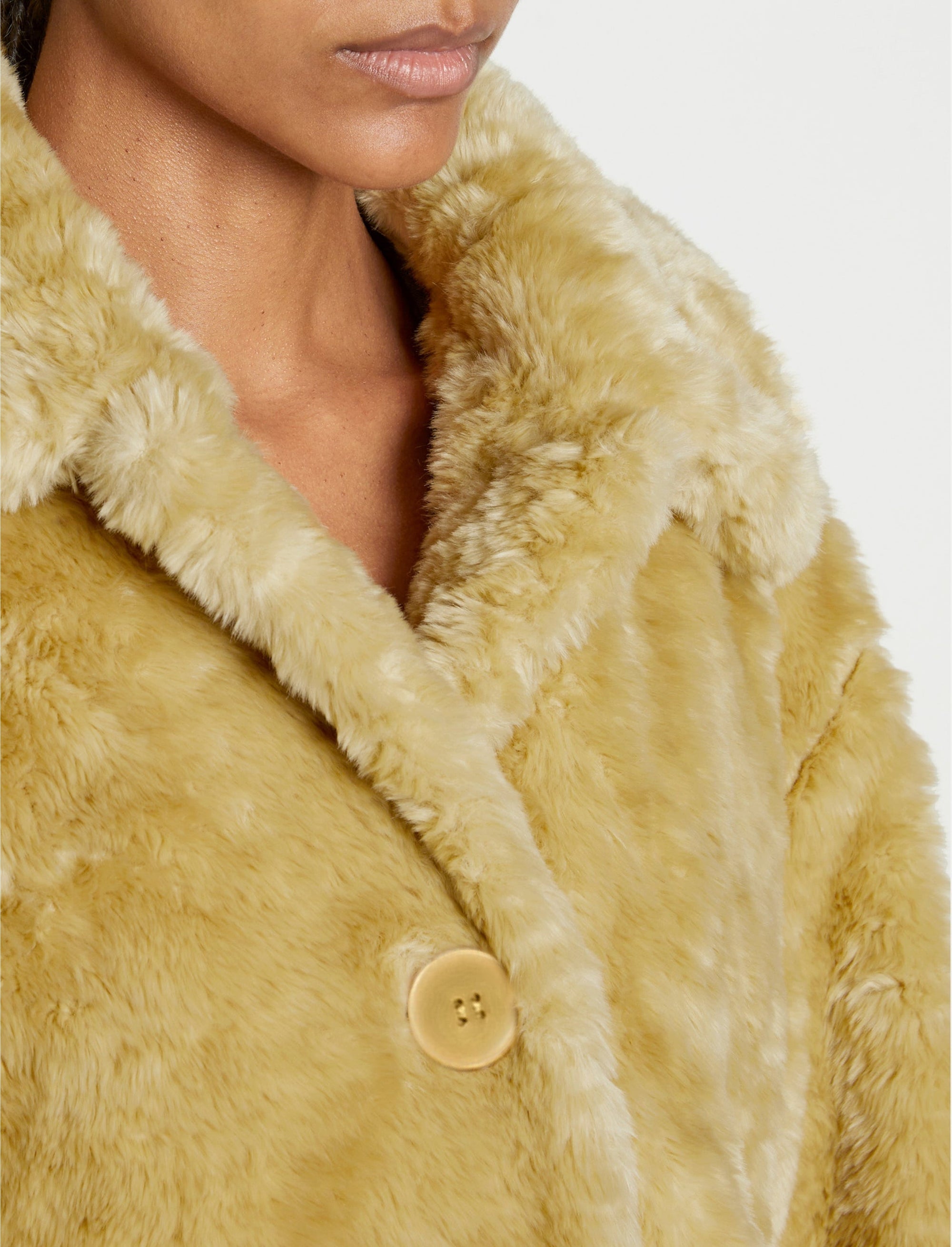 Veste en fausses fourrure - Sand