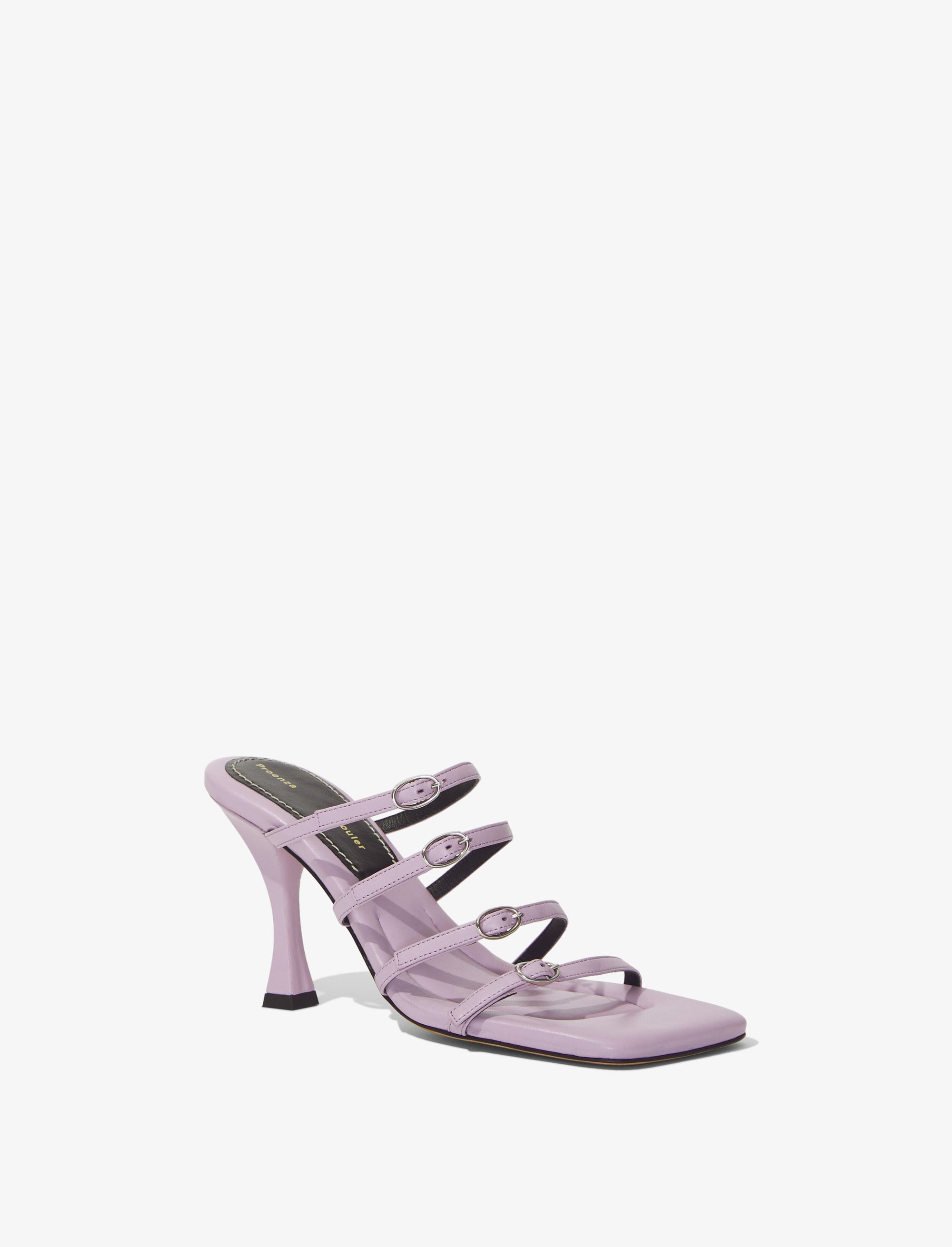 Sandales 90 à multi brides en cuir - Light & Pastel Purple