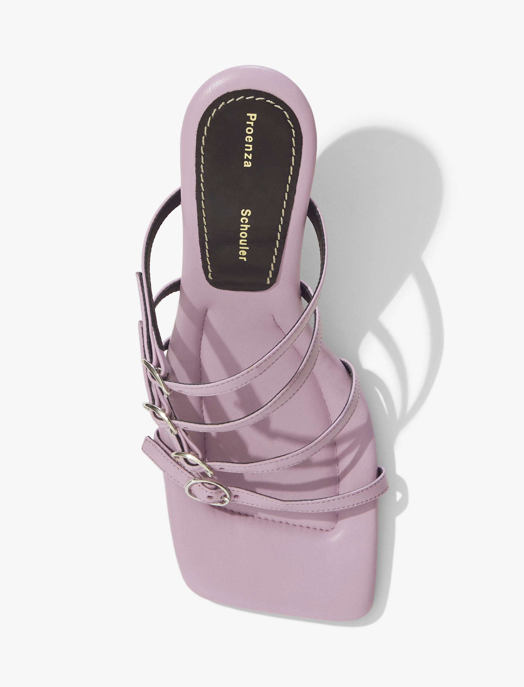 Sandales 90 à multi brides en cuir - Light & Pastel Purple