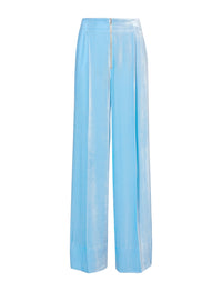 Pantalon oversize à zip - Light Blue