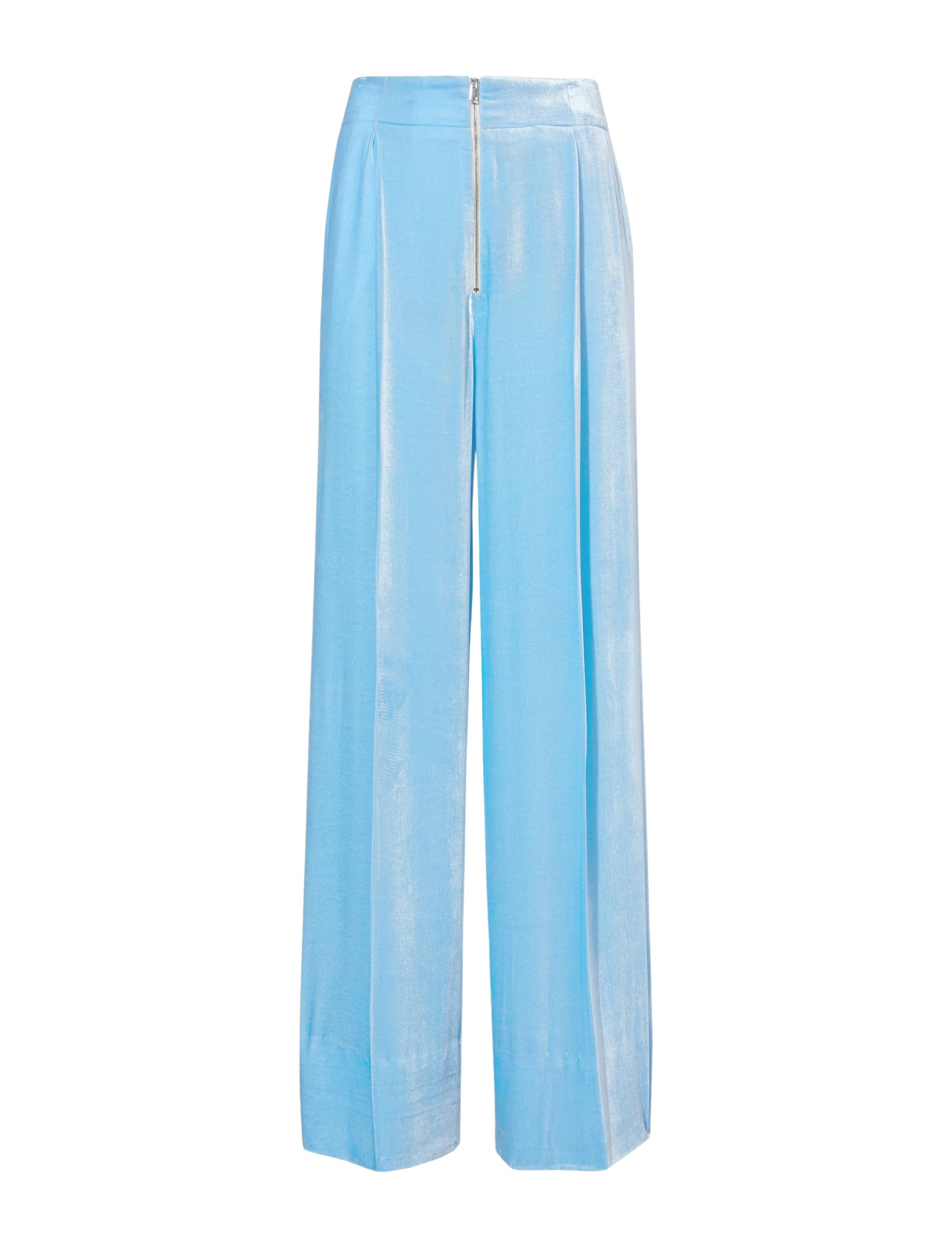 Pantalon oversize à zip - Light Blue