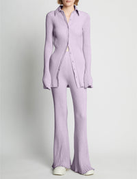 Pantalon en velours côtelé - Light Lavender