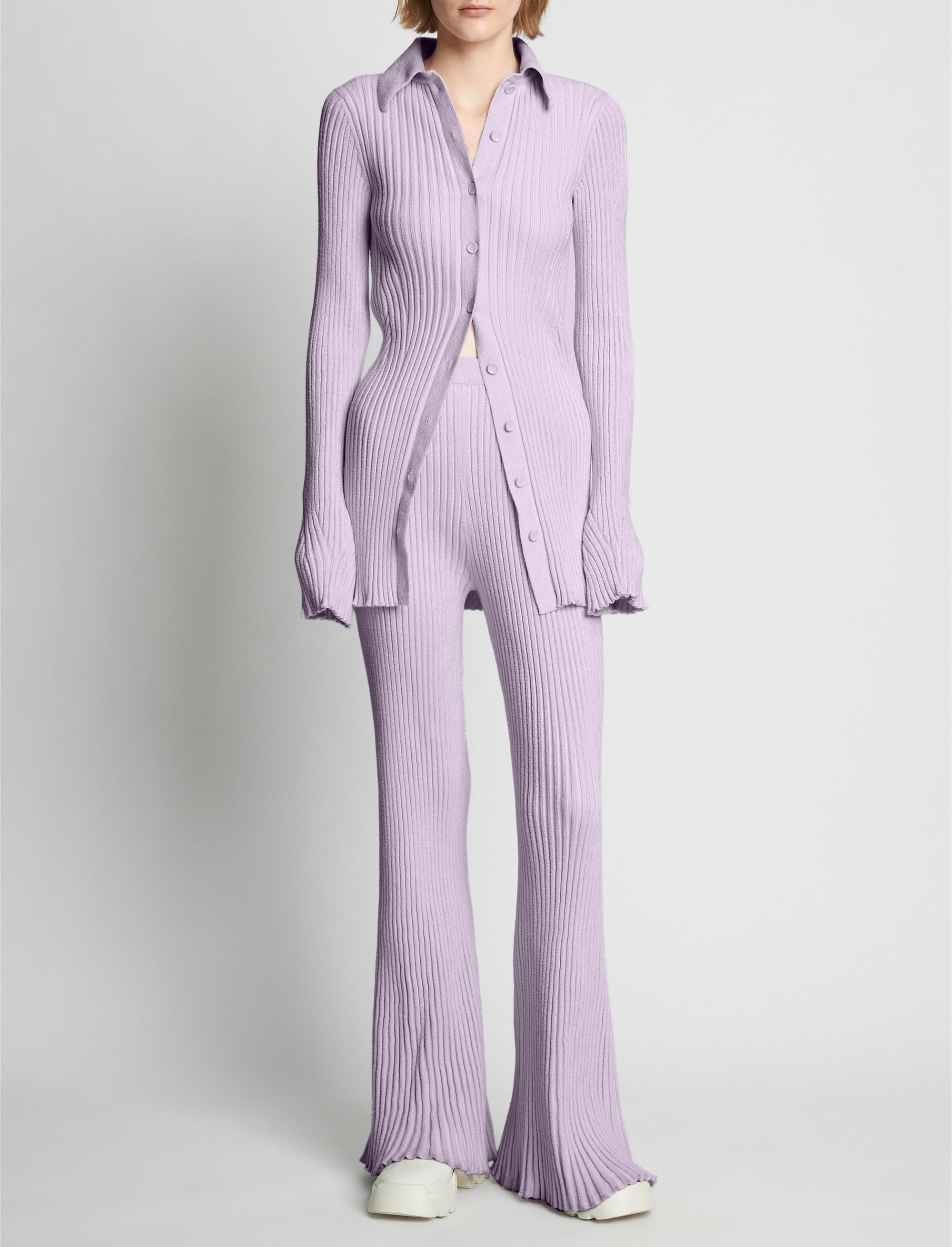 Pantalon en velours côtelé - Light Lavender