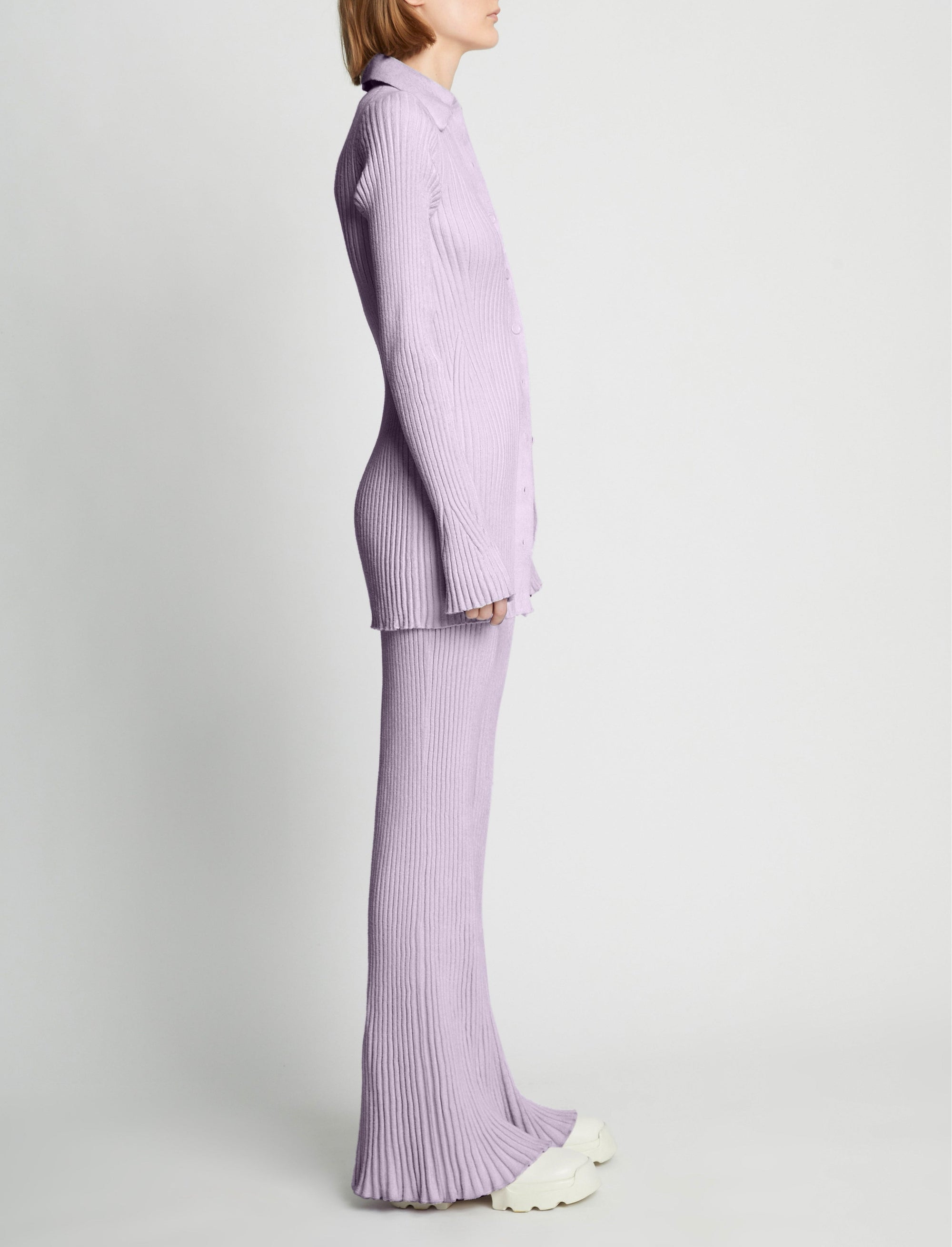 Pantalon en velours côtelé - Light Lavender
